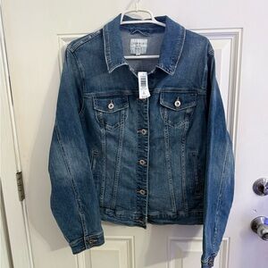 Torrid Blue Denim Jacket with Button Detail